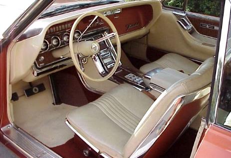 1965 Thunderbird Special Landau interior view from driver's door