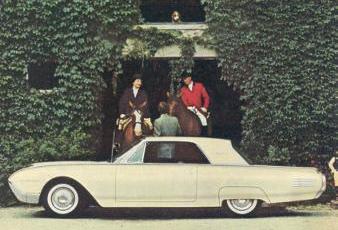 1961 Ford Thunderbird Hardtop shown in Corinthian White