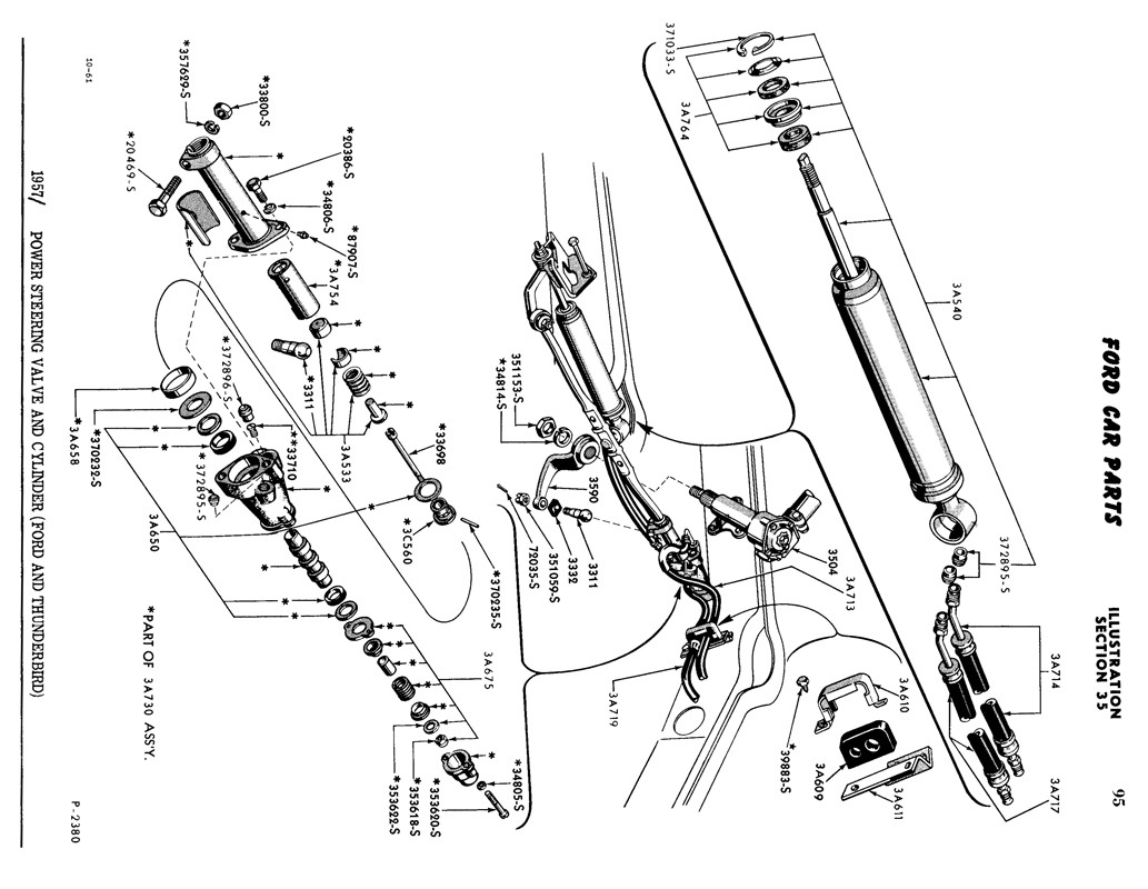 Powersteering parts 1957 ford #2